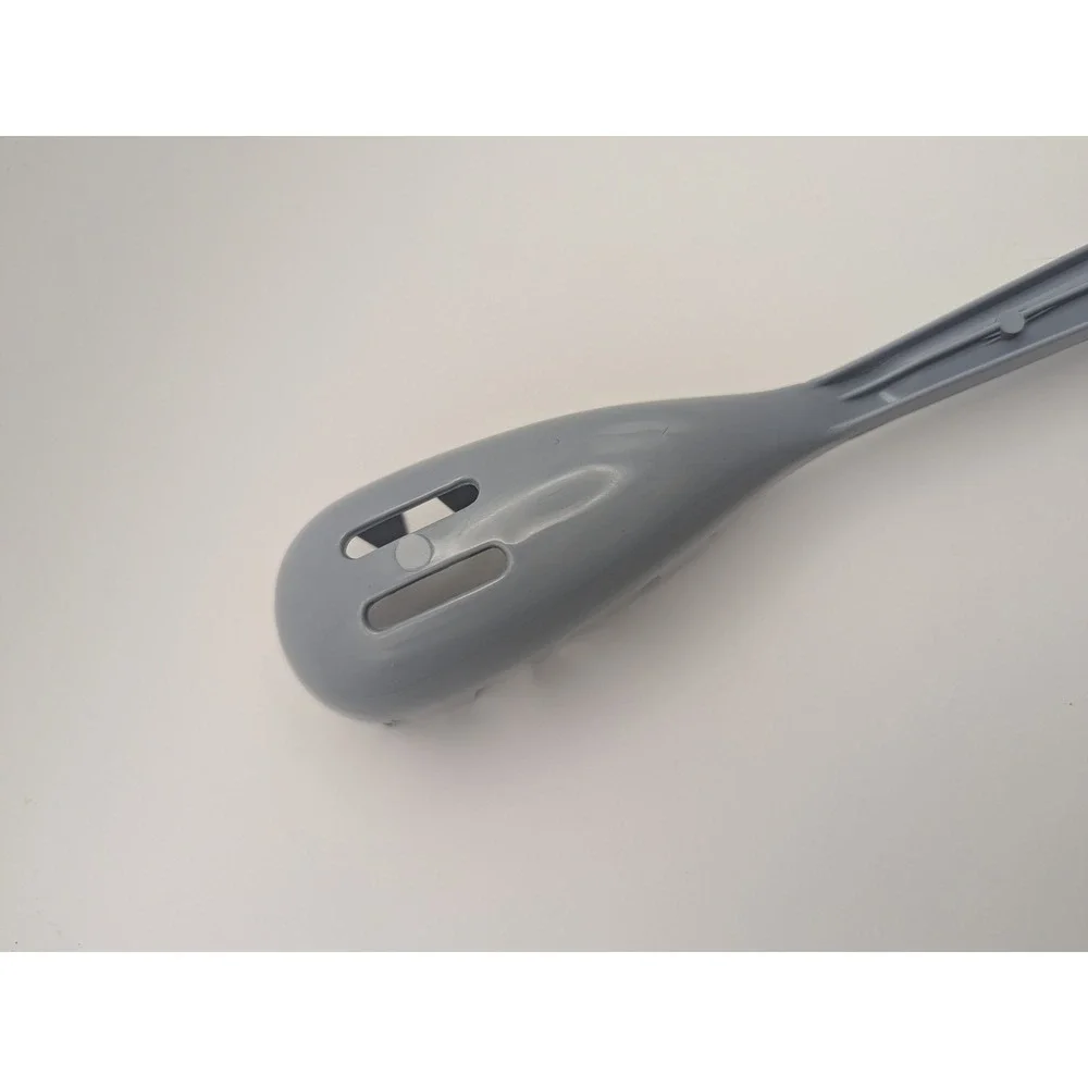 Vintage Gray Nylon Plastic Spaghetti Slotted Server Spoon‎ Pasta Utensil Kitchen